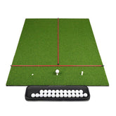 Lesmart Premium Turf Golf Hitting Mats  with Rubber Foam Padding